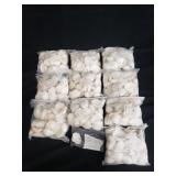 Group of scallop shell decorations