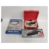 Carvac plus , jumper cables, power center pad