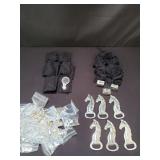 Group of silver plate place card holders, m