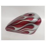 Aluminum motorcycle tank decoration
