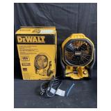 Dewalt corded/cordless jobsite fan in original box