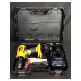 DeWalt drill, 18 volt battery, charger and case