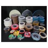 Group of various types of tape