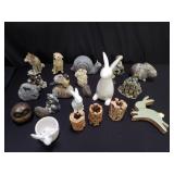 Composite animal figurines