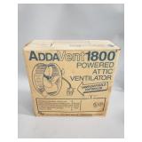 ADDAVent1800 powered attic ventilator