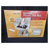 API heated plastic pet mat