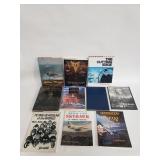 Group of military aviation books