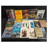 Group of aviation, NASCAR, and misc. books