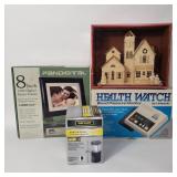 Group of devices, blood pressure monitor, LED