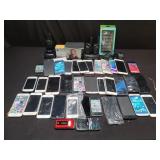 Group of prop phones and walkie talkies