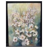 Signed oil on canvas painting