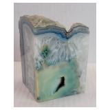 Agate geode specimen