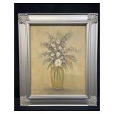 Framed, signed oil on canvas painting