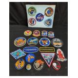 Group of vintage military patches