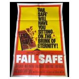 Vintage 1964 Fail Safe movie poster