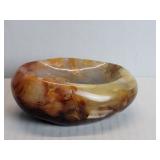 Polished carnelian trinket dish
