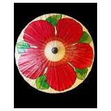 Vintage Asian bamboo umbrella