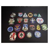 Collection of vintage military patches
