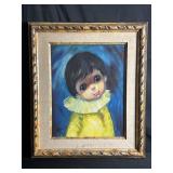 Framed signed Hart oil on canvas in the style of