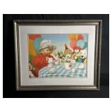 Pencil signed Bryan Evans Serigraph on paper in