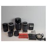 Camera lenses and accessories