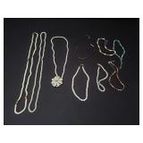 Heishi bead and puka shell necklaces