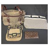 Group of purses and wallet