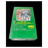 1990 factory sealed Pro Set football cards