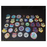 Group of patches C-174 combined test force, USAF