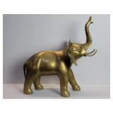 Vintage brass elephant figure