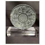 Ancient replica Akkadian style plaque on acrylic