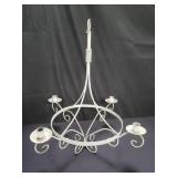 Vintage metal candle chandelier