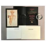 Pair of invitations to Hugh Hefner