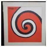 Alexander Calder abstract spiral lithograph