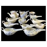 Lot of vintage porcelain invalid feeder