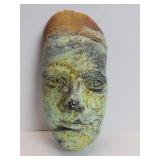 Vintage Jeanne Dan style mixed media wall mask