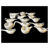 Lot of vintage porcelain invalid feeders