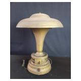 Vintage the lamp radio company metal table lamp