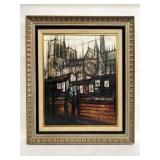 Framed signed oil on canvas