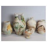 Group of Nemaduji pottery U.S.A vases