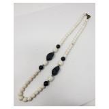 Vintage Mona So white jadeite and black bread