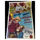 Vintage Bullets & Saddles movie poster