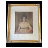 Framed signed Clifford James print