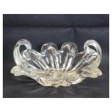 Vintage hand blown murano glass style bowl