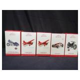 5 Hallmark keepsake Christmas ornaments