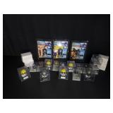 Blue box pilot helmets: Aviator, Blue angels,