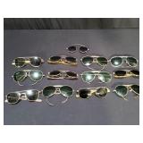 Group of vintage sunglasses