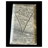 Vintage stone plaque