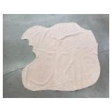 Beige leather hide