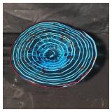 Dale Tiffany Wrightwood hand blown dish